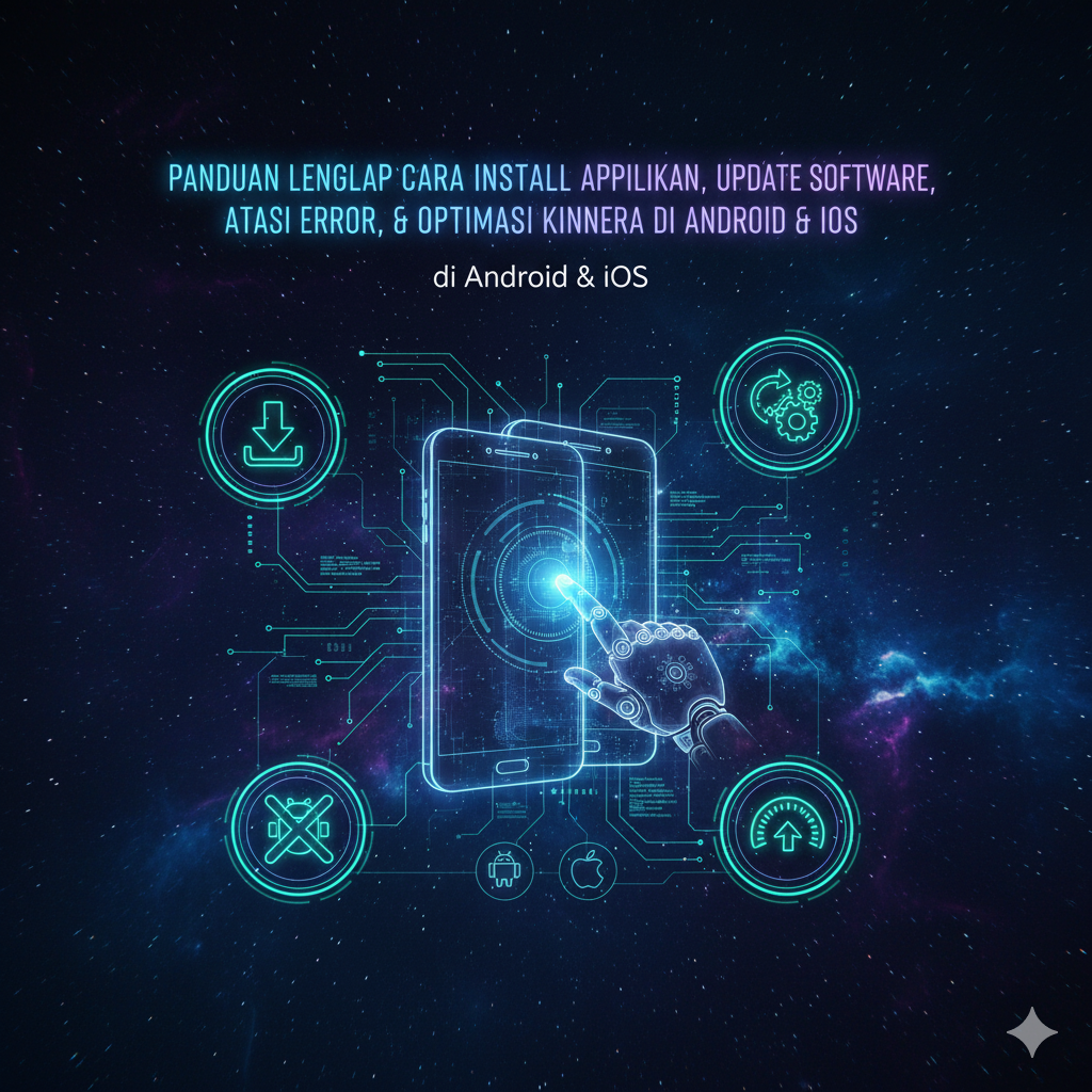 Panduan Lengkap Cara Install Aplikasi, Update Software, Atasi Error, & Optimasi Kinerja di Android & iOS